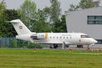 WISS Air Force, T-752, Bombardier Challenger 604, msn: 5540, 25.Mai 2019, ZRH Zürich, Switzerland.