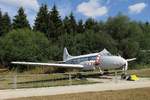 De Havilland DH 104 Dove (1945) in der Flugausstellung Hermeskeil, 23.8.18 