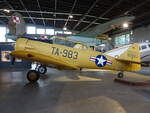 North American T-6 Texan, einmotorisches Schulflugzeug, Sternmotor Pratt & Whitney R-1340-AN-1 Wasp, 600 PS, Kennung TA-983, Luftfahrtmuseum Krakau (14.09.2021)