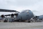 Boeing C17-Globemaster III Spannweite:51,74m Lnge:53,04m Geschwindigkeit:648km/h Reichweite:8700km Nutzmasse:76t oder 102Soldaten aufgenommen auf der ILA Berlin-Schnefeld am 12.06.10