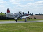 North American T28B Trojan, N1328B, Flugplatz Gera (EDAJ), 13.8.2016