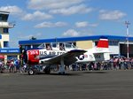 North American T28B Trojan, N1328B, Flugplatz Gera (EDAJ), 13.8.2016