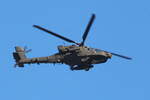 Boeing AH-64 Apache, #83206, 1st Air Cavalry Brigade, Fort Hood, Texas. Überfliegt im Rahmen der Operation 'Atlantic Resolve' von der Vliegbasis Woensdrecht, NL, kommend den Rhein-Sieg-Kreis am 07.12.2021. 