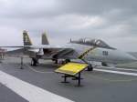 Grumman F-14 Tomcat, aufgenommen auf dem Flugzeugtrger USS 
Lexington am 18.03.2007