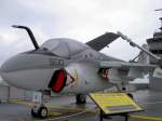 Grumman A6 Intruder, aufgenommen auf dem Flugzeugtrger USS 
Lexington am 18.3.2007 