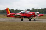 Belgian Air Force, Red Devils Demo Team, Reg: ST-16, SIAI-Marchetti SF260M. Kleine Brogel Airbase (BE), 10.09.2022