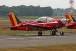 Belgian Air Force, Red Devils Demo Team, Reg: ST-36, SIAI-Marchetti SF260M. Kleine Brogel Airbase (BE), 10.09.2022
