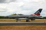 Royal Danish Air Force General Dynamics F-16B. Kennung ET-210. War als F-35 test support aircraft bei der 461st Flight Test Squadron in Edwards AFB, Kalifornien eingesetzt.