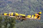 Landung Hawker Hunter/Swiss Air Force/Zeltweg/Österreich.

