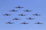 Italy - Air Force, Frecce Tricolori, Aermacchi, MB-339PAN, 29.06.2011, LOXZ, Zeltweg, Austria 



