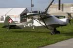 Private, HB-PAV, Piper, PA-18-150 Super Cub, 29.08.2014, LSMP, Payerne, Switzerland           