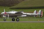 Private, N25Y, Lockheed, P-38L Lightning, 30.08.2014, LSMP, Payerne, Switzerland           