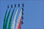 Aeronautica Militare, Frecce Tricolori; Aermacchi MB339; Maribor Flughafen MBX; 14.8.2021