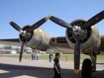 B17 Bomber, Frontier Museum of Flight, Love Field Airport Dallas  rechte Motoren, (16.03.2007)