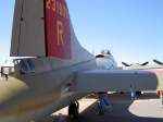 B17 Bomber, Frontier Museum of Flight, Love Field Airport Dallas   Heckansicht, (16.03.2007)