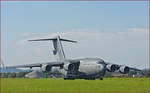 NATO HAW, SAC PAPA 01; Boeing C17; Maribor Flughafen MBX; 26.6.2020
