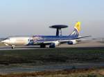 NATO E-3A Awacs LX-N 90443 auf dem Taxiway zur 09 in GKE / ETNG / Geilenkirchen am 18.12.2007