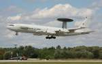 Landung, E-3 Sentry AWACS in ETSI,Manching,Germany.