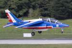 France - Air Force - Patrouille de France, E163, F-TERB, Dassault/Dornier, Alpha Jet E, 30.07.2009, BSL, Basel, Switzerland 