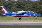 France - Air Force - Patrouille de France, E135, F-TERX, Dassault/Dornier, Alpha Jet E, 30.07.2009, BSL, Basel, Switzerland 




