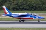 France - Air Force - Patrouille de France, E163, F-TERB, Dassault/Dornier, Alpha Jet E, 02.08.2009, BSL, Basel, Switzerland     