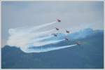 Patrouille Suisse bei der Airpower in Zeltweg am 26.6.2009.