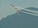 Formationsflug der Patrouille Suisse an der GEHLA (Gewerbe u.Landwirtschafts Ausstellung) am 29.08.08 in Chur