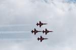 Eine Supershow zeigte die Patrouille Suisse mit ihren Northrop F5-Tiger II am 820 Hafengeburtstag am 09.05.09 in Hamburg.