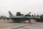 Ein F-16 beim Jabo-G 34A in Memmingerberg am Tag der offenen Tr. 
