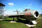 NVA Mig-17F 502 am 24.07.2011 im Flugplatzmuseum Cottbus