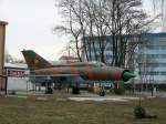 27.02.2010 MiG-21 am Flugplatz Kamenz