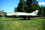 NVA Mig-21PFM 821 im Flugplatzmuseum Cottbus am 24.07.2011