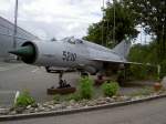 MIG 21 vor einen Military Store in Basel (26.08.2012)