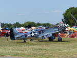 North America P-51D Mustang, OO-NZW, Flugplatz Gelnhausen (EDFG), 11.7.2026