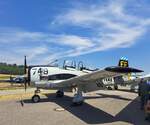 North American T 28C Trojan, D-FUMY, Flugplatz M�hldorf (EDMY), 27.6.2026