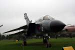 Royal Air Force Panavia Tornado XX489 in der Luftfahrtausstellung bei Hermeskeil im Jahr 2007 im strmenden Regen