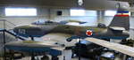 Republic F-84 G Thunderjet, US-amerikamisches, einstrahliges Jagdflugzeug, Vmax.1000Km/h, Erstflug 1946, wurde in dieser Ausführung bei der Jugoslawischen Volksarmee eingesetzt, ausgestellt im Militärmuseum Pivka/Slowenien, Juni 2016