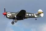 Private, F-AZKU, Curtiss, P-40 Warhawk, 14.09.2019, EDST, Hahnweide, Germany              