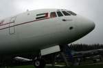 Frontansicht der BAC Vickers VC 10 G-ARVJ in der Luftfahrtausstellung bei Hermeskeil im Jahr 2007