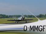 Yak-52TD, LY-YSS, hat es sich noch mal anders berlegt - doch kein Start beim Flugtag in Grefrath, 19.5.13