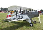 Privates Modell Bcker Bu133C Jungmeister, D-EJJI, Flugplatz Bienenfarm, 08.08.2025