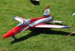 Jet-Flugmodell beim Flugplatzfest in Wershofen - 02.09.2012