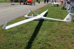 N877SF, Schleicher ASH-25 M, 40-Jahre Jubilums-Airmeeting des DMFV (Deutscher Modellflieger Verband) auf dem Flugplatz der Fa.  GROB AIRCRAFT  am 07.07.2012 