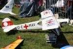 D-EMAV, Mraz K-65 (Fieseler Fi-156 D-2 Storch) , 40-Jahre Jubilums-Airmeeting des DMFV (Deutscher Modellflieger Verband) auf dem Flugplatz der Fa.