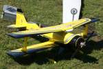 ohne, Pitts, 40-Jahre Jubilums-Airmeeting des DMFV (Deutscher Modellflieger Verband) auf dem Flugplatz der Fa.  GROB AIRCRAFT  am 07.07.2012 

