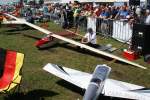 D-5169, Schleicher  K-8B , 40-Jahre Jubilums-Airmeeting des DMFV (Deutscher Modellflieger Verband) auf dem Flugplatz der Fa.