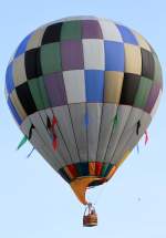 Modell-Ballon whrend der Vorfhrung, 16.08.2013, Kevelaer (19. Heiluft-Ballon-Festival), Germany 