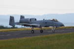 Jetmodell Fairchild-Republic A-10 Thunderbolt II ('Warthog'), nach der Flugvorführung bei der JetPower-Messe 2016 auf dem Flugplatz Bengener Heide in Bad Neuenahr-Ahrweiler.