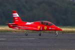 Viper Jet ARF von JetLegend im Ferrari-Look bei der JetPower-Messe 2016 auf dem Flugplatz Bengener Heide in Bad Neuenahr-Ahrweiler.