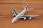 Das A380 Modell von Emirates, ich hatte schon die Ehre einen Hautnah zu erleben.